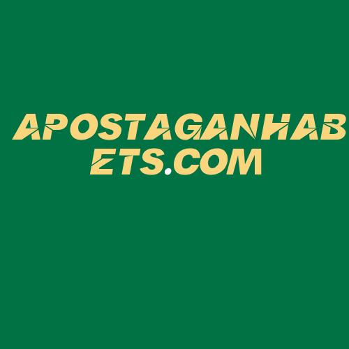 Logo da APOSTAGANHABETS